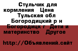 Стульчик для кормления › Цена ­ 4 000 - Тульская обл., Богородицкий р-н, Богородицк г. Дети и материнство » Другое   